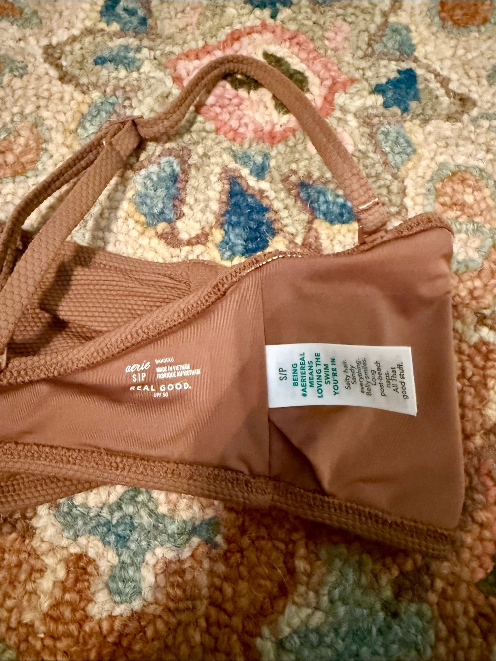 Bandeau Bikini Set in Brown (includes straps) - Picture 5 of 6